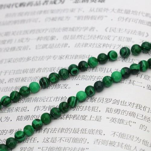 Wholesale !4mm Green malachite round loose beads 15inches DIY exquisite beautiful stone beads women jewelry making design gift