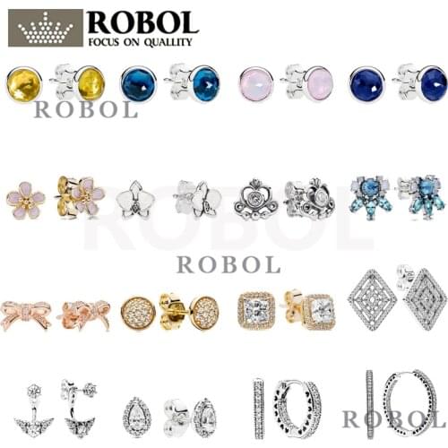 Original High-quality Boutique 925 Sterling Silver Earrings 2020 Autumn New Exquisite Jewelry Exquisite Sweet Classic All-match