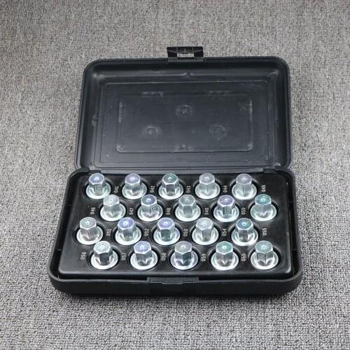 #041- #060 Anti-Theft Screw Sleeve Removal Install For BMW Wheel Lock Lugnut Anti-Theft Screw Lug Nut Removal Key For BMW