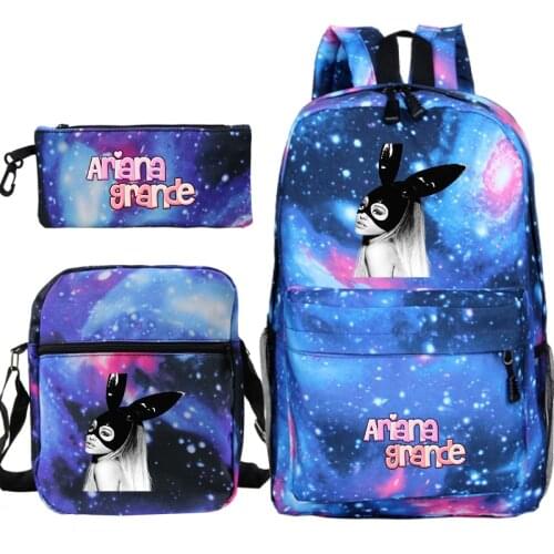 Ariana Grande Backpack Students School Bags Teenage Girls Bookbag Laptop Back Pack Back to College Bags Feminina Mochila