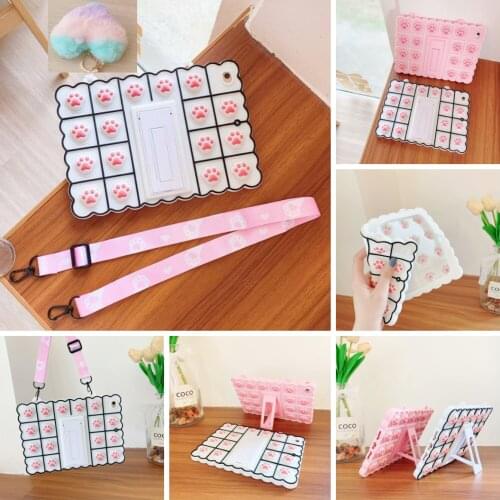 Cartoon dog Paw Kids Case For iPad Pro 11 2020 / 9.7 2017 2018 / 7th 8th 10.2 Cover For iPad Air 10.5 Mini 2 3 4 5 Silicon Funda