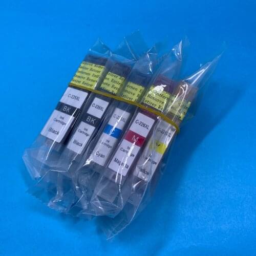 YOTAT 5pcs Compatible ink cartridge PGI225 PGI-225 CLI-226 for Canon PIXMA IP4820 MG5120 MG5220 MG6120 MG8120 MX870 MX882 MP495