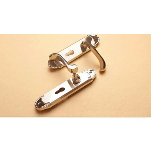 Contemporary and contracted Europe type zinc alloy door locks Inside the bedroom door of hand mechanical lock