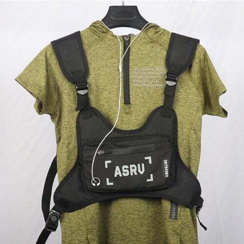 Mountaineering Hiking Fitness Bag Backpack Sports Waist Cycling Jogging Bag Outdoor Nylon Waterproof Adjustable Mobile Phone Bag