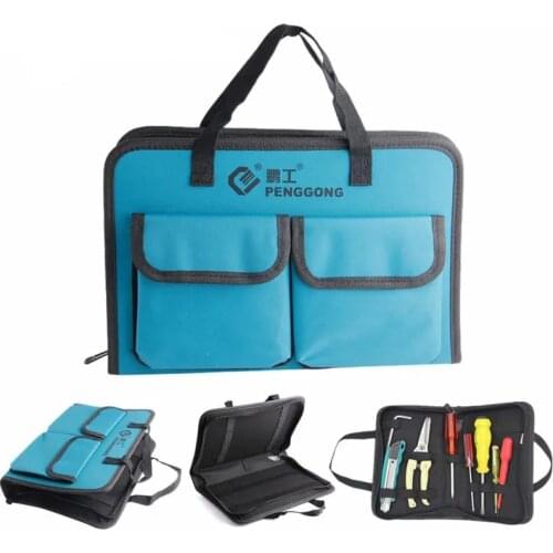 Tool Bag 310*210*50mm Waterproof Electrician Oxford Canvas Handbag Organizer Tools