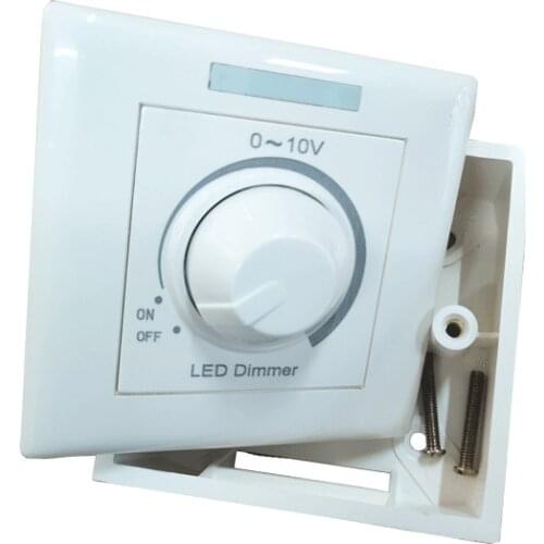 Led dimmer 0-10V 1-10V dimming light 2000W 86 knob switch monochromatic stable and flickering