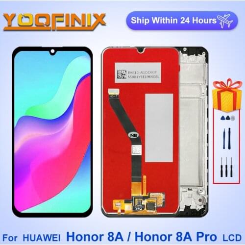 6.09" For Huawei Honor 8A LCD Display Touch Screen Digitizer Assembly Replacement Parts For Honor 8A Pro Display