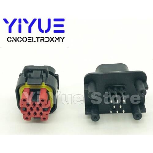1Set ecu 8Pin connector Tyco AMP Male and Female Automotive Waterproof Connector Plug 776286-1/ 776276-1 with terminals 770520-1