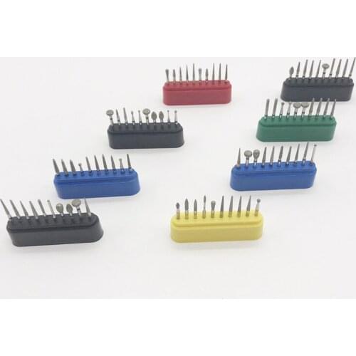 1Set Dental 1.6mm FG Diamond Bur Drill Set Fit High Speed Handpieces Polishing For Dentist Lab