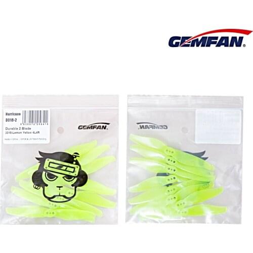 4Pairs Gemfan Hurricane 3018 3X1.8 2-Blade PC Propeller 1.5mm 2mm for RC FPV Racing Freestyle 3Inch Toothpick Cinewhoop Drones