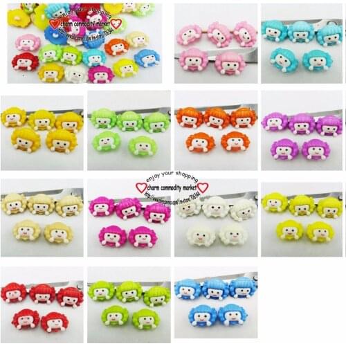 18* 25MM 50pcs love girl kids Dyed plastic buttons coat boots sewing clothes accessory garment button P-058