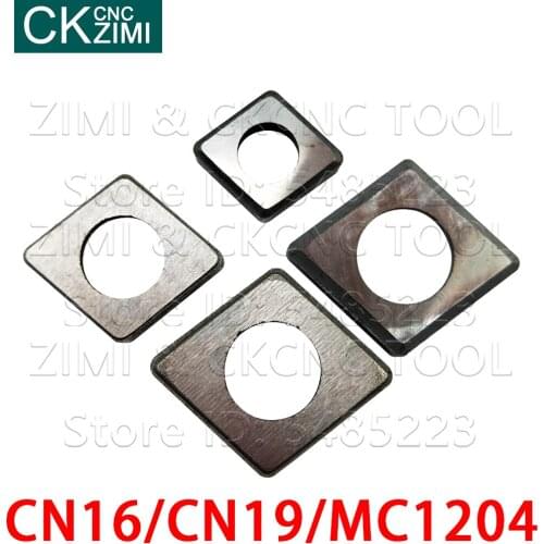 MC1204 CN16 CN19 CNC accessories gasket alloy knife pad Machine Tools wood Turning Arbor Accessories Tool Advanced Carbide Shim