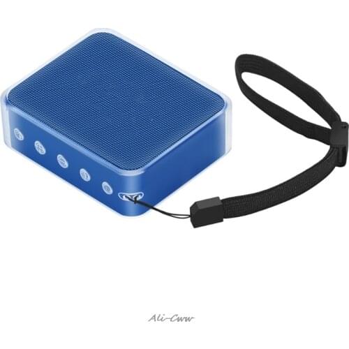 TPU Protective Skin Case Cover for JBL GO 2 Wireless Bluetooth Speaker Transparent Skin Case Sleeve Cover with Hand Strap