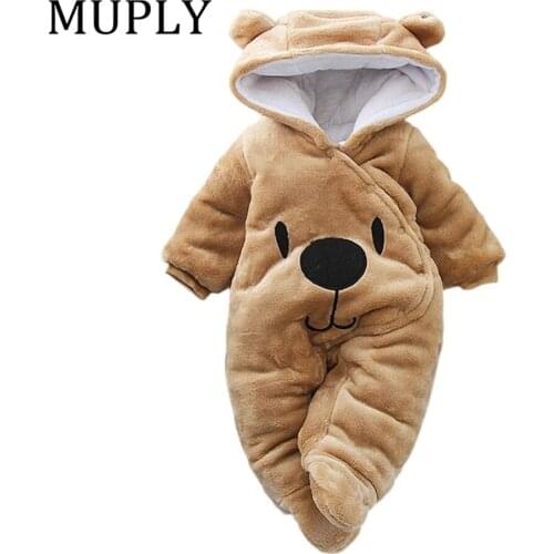 Baby Winter Clothes Newborn Baby Girls Overall 2021 Autumn Baby Romper For Baby Boys Jumpsuit Costume Infant Clothing Sets