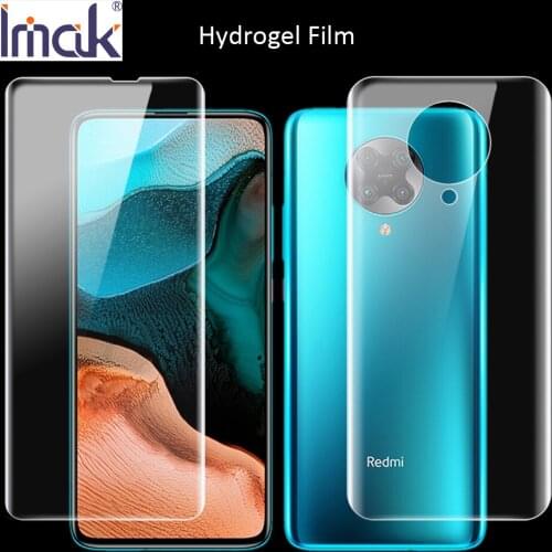 Imak Hydrogel Film For Poco F2 Pro Redmi K30 Pro Ultra Little F2 Pro Front Back Soft Screen Protective Transparent oleophobic