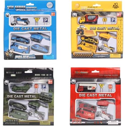 Alloy Engineering Car Tractor Toy Classic Toy Cars For Children Set Vehicle Models Gift for Children HC0068