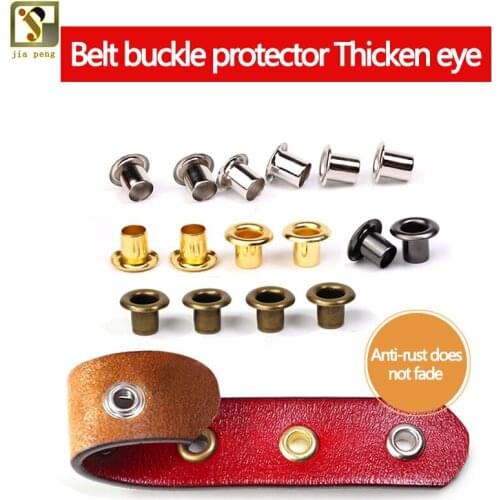 Jia peng belt bukcle protector ring ticken eye (20pcs) +tools button colorful specification small eye4-6mm for belt shoes bags