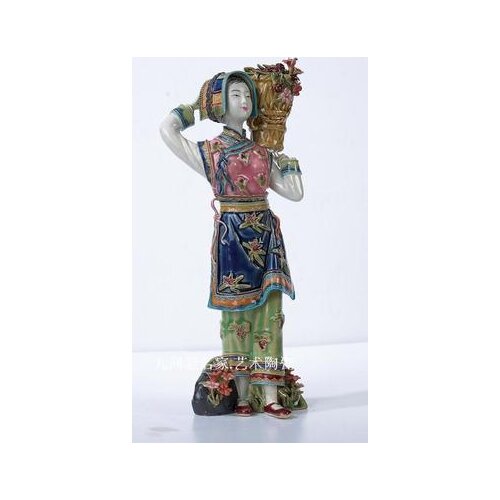 Classic figures ladies bai girls Shiwan porcelain doll Chinese decoration girl Beauty figure Sculpture statue Home art decorat