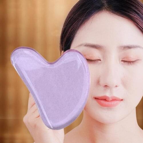 Massage Roller Board Jade Roller Guasha Scraping Massage Scraper Face Massager Roller Board Quartz Facial Eye Care Massage Tool