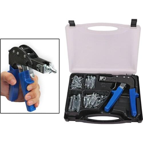 72x Hand Rivet Nuts Tool Kit M4/M5 w/ Rivet Nut Gun for Furniture Decration Car Trailer