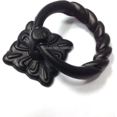 New 5pcs Cabinet Drawer Knobs Modern Furniture Cabinet Black Knobs Drawer Single Hole Handle&knob Closet Bar Pulls