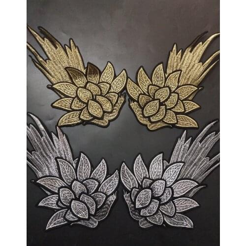 New Cloth Patch Clothing Accessories DIY Handmade Leaf Wings Embroidery Tools Applique