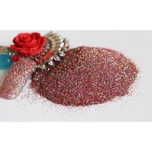 2020 New paragraph tiny pink acrylic nails decorative sequins glittering armor Cool multicolor 30g N69