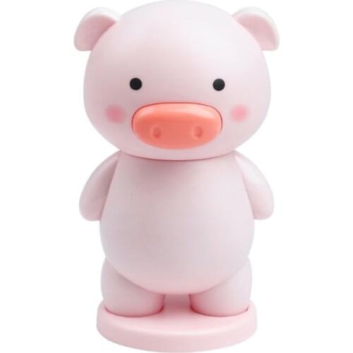 Wonderlife USB Rechargble Student Dormitory Desktop Cooling Air Conditioner Handheld Cartoon Piggy Pocket Mini Fan