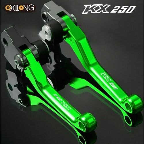 Pivot Motocross CNC Aluminum Handle Brake Clutch Lever dirt bike Brakes KX 250 FOR Kawasaki KX250 2000 2001 2002 2003 2004 2005