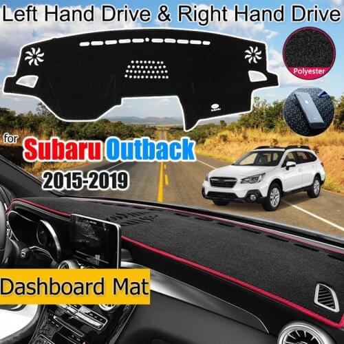 For Subaru Outback 2015~2019 Anti-Slip Mat Dashboard Cover Carpet Sunshade Dashmat Carpet Car Accessories WRX STI