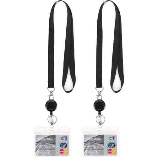 Lanyard Nurse Accessories ID Card Holder Lanyards ID Badge Holder Retractable Lanyard Enfermera Badges Set Badge Reel Stationery