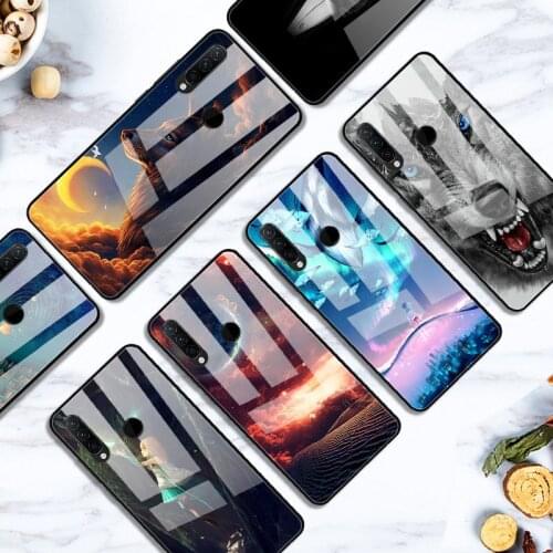 Glass Case For Lenovo Z6 Tempered Glass Case Phone Case Phone Shell With Black Silicome Bumper Series 3