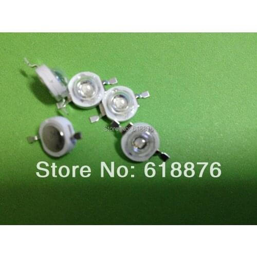 5pcs 3w 375nm-380NM uv 3.4-3.8V uv high power led chip 3w led chip 3W led light 3w uv Led lamp beads