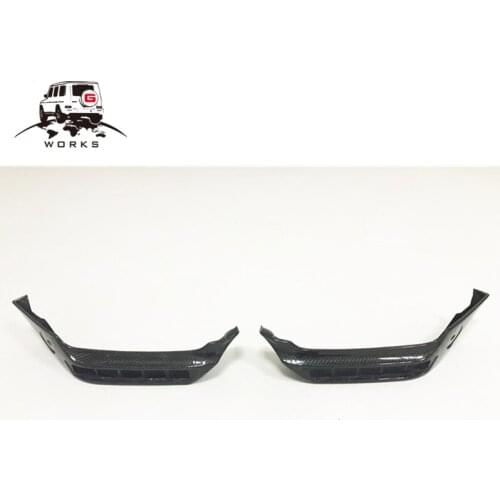 Carbon fiber material G class W463 carbon front corner lip for W463 G63 G65 17-18y