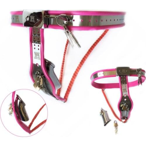 Unisex Men and Womens Chastity Belt Removable Penis Cage Underwear Panties Sex Toys for Couples BDSM Bondage Vagina Adult Games