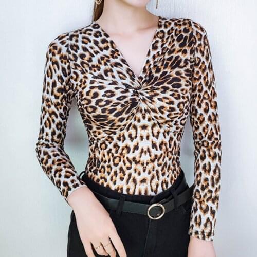 Latin Dance Shirt Women Sexy V-Neck Fashion Print Top Rumba Cha Cha Samba Tango Salsa Practice Performance Wear Ladies DN5651