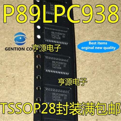 10Pcs P89LPC938FDH 89LPC938FDH LPC938FDH TSSOP-28 8-bit microcontroller chip in stock 100% new and original