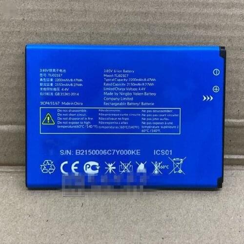 100% Original High Quality 2150mAh Alcatel TLi021E7 Battery
