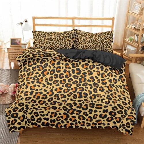 2/3Pcs Luxury 3D Reactive Printed Bedding Set Single Queen King Size Camouflage Duvet Cover Pillowcase Bedroom Home Textiles