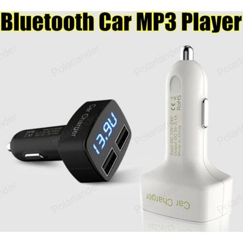 2016 New Arrival Bluetooth Car Kit 180 Degree FM Transmitter With USB Charger MP3 Player