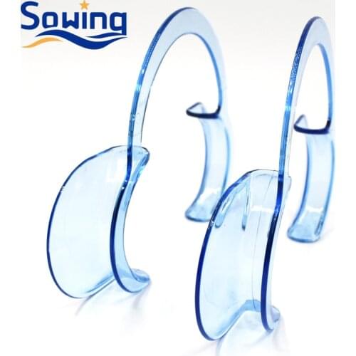 Mouth Opener Disposable Plastic Dental Orthodontic Tool Intraoral Cheek Lip Retractor C Shaper 3pcs/Bag 3 Sizes Mouth Spreader