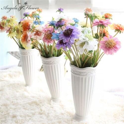 4 branches artificial windmill orchid silk flower rose orchid meaty DIY wedding garden Christmas home decor flower Daisy 43cm