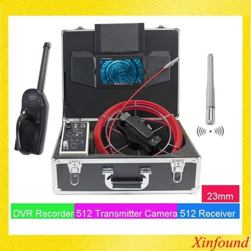 512hz sonde endoscope inspection camera 512hz locator dvr stainless steel camera with 512hz locator receiver
