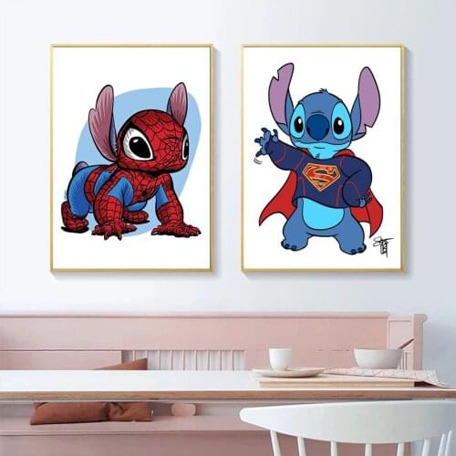 5D Diamond Painting Disney Cartoon Interstellar Stitch Cross Stitch Kits Diamond Embroidery Full Drill Mosaic Home Decor Gift