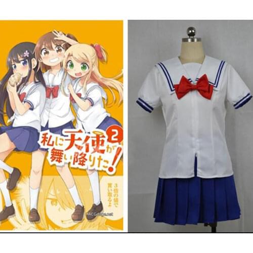 Anime WATATEN!: an Angel Flew Down to Me Hoshino Hinata Cosplay Costume