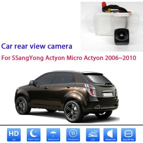 Car Rear View camera For SSangYong Actyon Micro Actyon 2006 2007 2008 2009 2010 CCD Night Vision Reversing Camera Waterproof