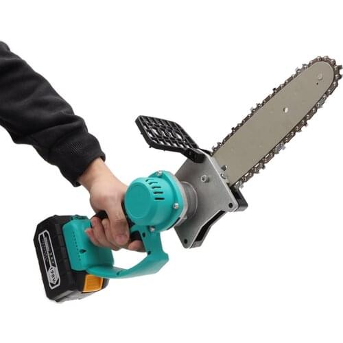 198V 20000mAh Cordless Chain Saw Brushless Motor Power Tools Cordless Electric Chainsaw Garden Power Tools with Battery