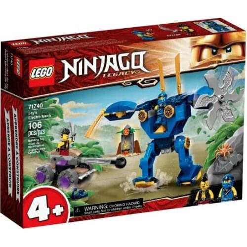 Lego Ninjago 71740 Jays Electro Mech great toys birthday gift kids 506pcs children imaginative ninja fans bricks playset