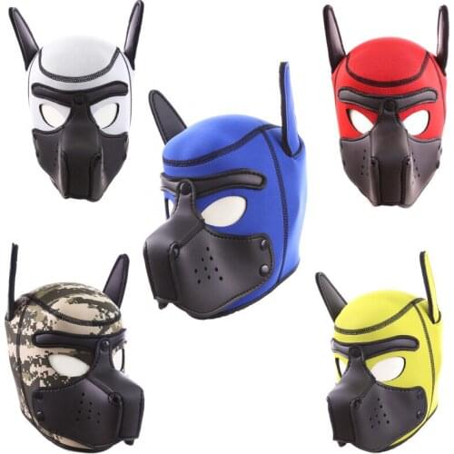 Bondage Mask Headgear Erotic For BDSM Bondage Master Servant Role Play Couples Adult Games Sexy Girls Cosplay Accessories