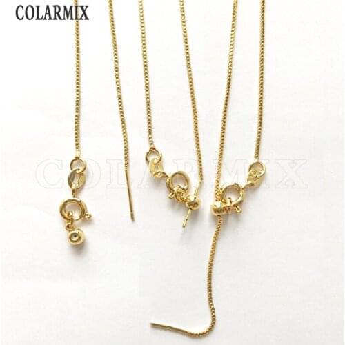 20 pieces Multifunction Necklace chain accessories slim link chain adjustable for women fashion jewelry chain 51069